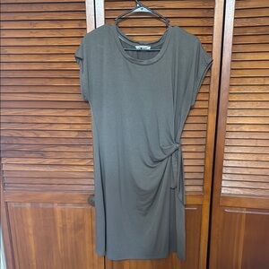 Olive Green Casual Dress